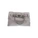 MICHAEL Michael Kors Leather Satchel: Gray Bags