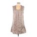 Charlotte Russe Casual Dress: Tan Dresses - Women's Size Large