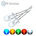 Diode LED F5 Kit de bricolage 5MM claire rouge jaune blanc vert bleu lampes LED 5 couleurs