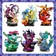 Figurines d'anime Pokemon Evolution Eevee Charizard Raichu Mewtwo Dragonite Venusaur Gengar