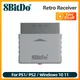 8BitDo Retro Receiver for PS1 PS2 and Windows Compatible with Xbox Controller Switch Pro and