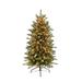 4.5-Foot Pre-Lit Fraser Fir Pencil 150 UL Clear Lights Artificial Christmas Tree, Ft, Green