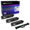 SPEEDYINKS Compatible Toner & Drum Cartridge Replacement for HP 30X CF230X 30A Black Toner & 32A CF232A Drum for Laserjet Pro M203dw M203dn MFP M227fdw M227fdn Printer (3 Toners 1 Drum 4-Pack)