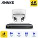 ANNKE 8 Channel PoE Security System with Dual Lens Cameras 8MP Resolution 180Â° Ultra Wide Angle Color Night Vision Built-in Microphone Active Siren & Alarm Human & Vehicle Detection 2-Way Audio