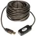 Tripp Lite by Eaton USB 2.0 Active Extension Repeater Cable (A M/F) 16 ft. (4.88 m)