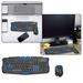 WNG Gaming Wireless 2.4G Keyboard and Set to Computer Multimedia Gamer Keyboard Set for Game Lovers