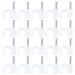 round cable clips 100 PCS 8mm Round Nail Cable Wire Clips Cable Management Electrical Ethernet Speaker Wire Cord Tie Holder Single Coaxial Nail Clamps (White)