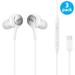 3-Pack OEM High-Quality AKG USB-C Headphones Wired Type C Earbud Stereo In-Ear with in-line Remote & Microphone Compatible with Samsung Galaxy S10 S10+ S10e S20 S21 S22 S23 Ultra Note20 / 10 / 10+