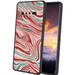 Compatible with Samsung Galaxy S10+ Plus Phone Case Whimsical-candy-cane-stripes-7 Case Silicone Protective for Teen Girl Boy Case for Samsung Galaxy S10+ Plus