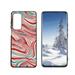 Compatible with Motorola MOTO Edge 2021 Phone Case Whimsical-candy-cane-stripes-7 Case Silicone Protective for Teen Girl Boy Case for Motorola MOTO Edge 2021