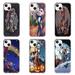 The Nightmare Before Christmas Cartoon Pattern Shockproof Transparent Silicone Case For iPhone 14 Pro Max 15 13 12 11 X XR XS 7 8 Plus SE Soft Cover-A