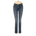 FRAME Denim Jeans - Mid/Reg Rise: Blue Bottoms - Women's Size 28