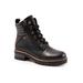 Wide Width Women's Everett Boots by SoftWalk in Black (Size 7 W)