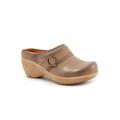 Extra Wide Width Women's Macintyre Casual Mule by SoftWalk in Taupe (Size 11 WW)