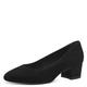 Tamaris Damen Pumps Leder Blockabsatz; BLACK/schwarz; 36 EU