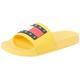 Tommy Jeans Herren Badeschuhe Pool Slide Badelatschen, Gelb (Warm Yellow), 46