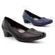 Womens Court Shoes Ladies Court Shoes Ladies Low Heel Shoes Womens Slip On Shoes Womens Office Shoes Formal Shoes Ladies Work Shoes Black/Navy 2 UK