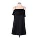 Forever 21 Contemporary Casual Dress - Shift Square Sleeveless: Black Print Dresses - Women's Size Medium