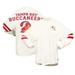 Women's Fanatics Branded Cream Tampa Bay Buccaneers Gridiron Classics Retro Spirit Long Sleeve Top