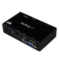 StarTech.com Switch 2x1 HDMI et VGA vers avec convertisseur commutation prioritaire - 1080p