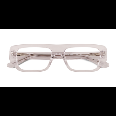 Male s rectangle Clear Acetate,Eco Friendly Prescription eyeglasses - Eyebuydirect s Reed