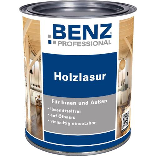 BENZ PROFESSIONAL Holzlasur, Nussbaum, 2,5 l