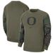 Men's Nike Olive Oregon Ducks Military Pack Club Pullover Sweatshirt