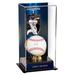 Corey Seager Texas Rangers Autographed 2023 American League Champions Baseball and Sublimated Display Case with Image