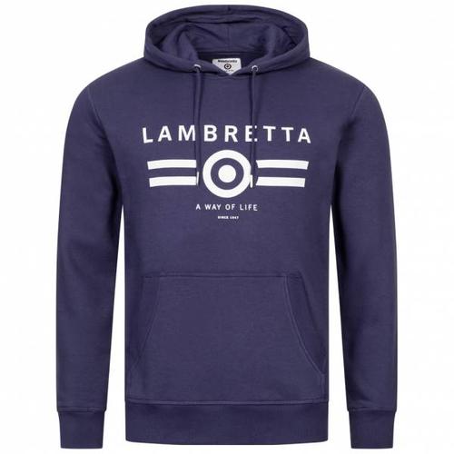 Lambretta Logo Herren Hoodie SS10887-NAVY