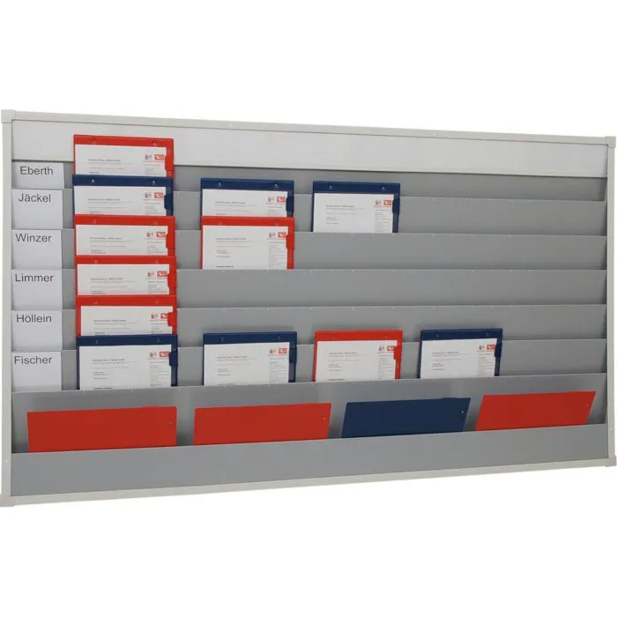 Eichner Werkstattplaner 9019-00114 1580x900mm 6 Schienen schwarz Image