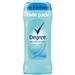 Degree Women Anti-Perspirant Deodorant Invisible Solid Twin Pack Shower Clean 2.6 oz (Pack of 2)