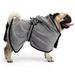 Dog Drying Coat -Dry Fast Dog Bag - Dog Bathrobe Towel - Microfibre Fast Drying Super Absorbent Pet Dog Cat Bath Robe Towel Luxuriously Soft