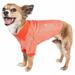 Active Fur-Flexed Relax-Stretch Wick-Proof Performance Dog Polo T-Shirt Orange - Extra Large