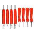 Etereauty 8Pcs Tire Repair Tool Stem Core Removal Tool for Car Bike Truck(Red 4Pcs Single Head + 4Pcs Double Head)