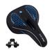 WEPRO Thicken Soft Elastic Breathable Comfortable Silicone Bike Seat With Tail Light