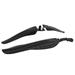 HOMEMAXS 1 Pair of Mud Guard Bike Rainwater Guard Mountain Road Bike Dirt Board (Black)