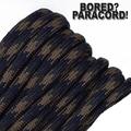 Bored Paracord Brand 550 lb Type III Paracord - Tactical Camo 50 Feet