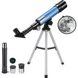 Telescope - 50mm Aperture 360mm AZ Mount Astronomical Refracting Telescope for Kids Beginners Adults Astronomy Telescopes Kit Portable Travel Telescope with Tripod Backpack Phone Holder