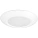 4 in. 10W 5CCT 90CRI Luke Round Disk LED Flush Mount Ceiling Light White