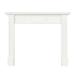 48 in. Jim MDF Fireplace Mantel White