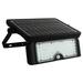 1100 Lumen 160 deg k Pir Activated Outdoor Integrated LED 5 in 1 Flood Light Garage Yard Deck Path Camping Blac