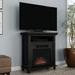 Heat Electric Fireplace Black