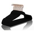 V-6231 BLK Black Velvet Hangers - Pack of 12