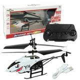RC Helicopter Remote Control Airplane with LED Lights Altitude Hold and Auto-Hovering Function Reusable Rechargeable RC Helicopter Toys with Remote Control for Boys Over 3 Years Old
