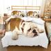 Lovely Dog Printed Bedding Cover Set Hot Sale Comforter Cover Sets Children Gift Home Textiles California King(98 x104 )