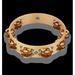 10 in. Pro Double Row Tambourine Bronze