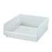 Economy 4 in. Shelf Bin- Clear - 11.62 x 11.12 x 4 in.