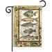 BD-OU-H-109056-IP-BO-D-US18-SB 28 x 40 in. Fishing Adventures Nature Outdoor Impressions Decorative Vertical Double Sided House Flag