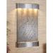 Summit Falls Round Wall Fountain - Stainless Steel-Green-Featherstone