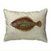 20 x 24 in. Flounder Zippered Indoor & Outdoor Pillow Extra Large